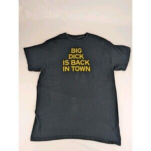 Men's M Danny Duncan Big Dick Is Back In Town T Shirt Black Merch Virginity Rock